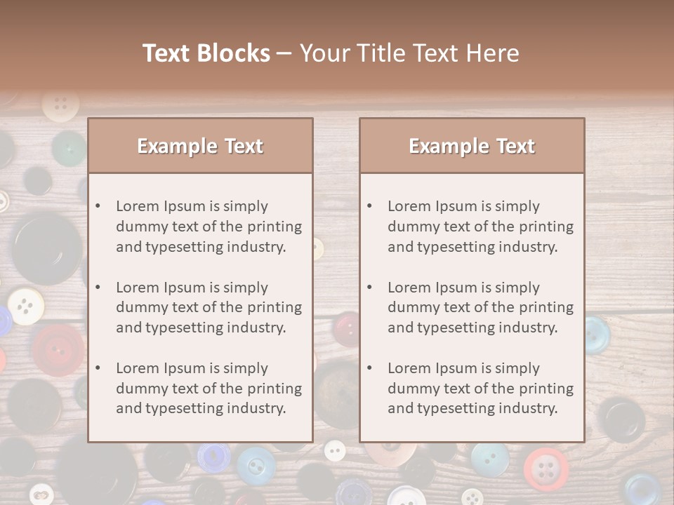 Abstract Buttons Circle PowerPoint Template