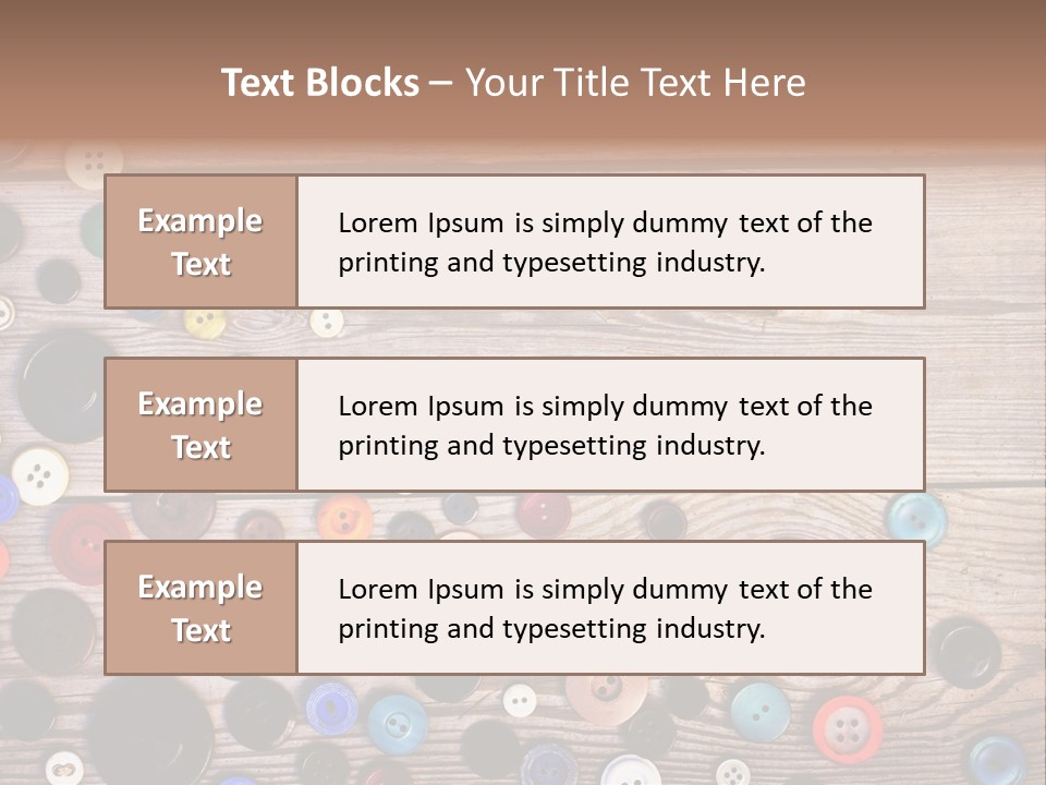 Abstract Buttons Circle PowerPoint Template