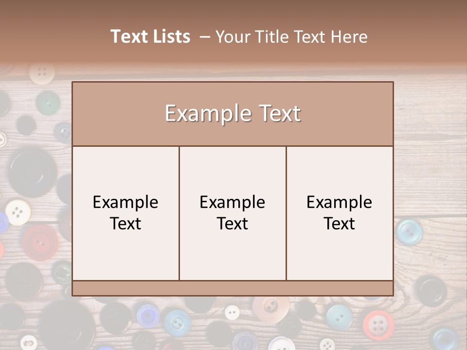 Abstract Buttons Circle PowerPoint Template