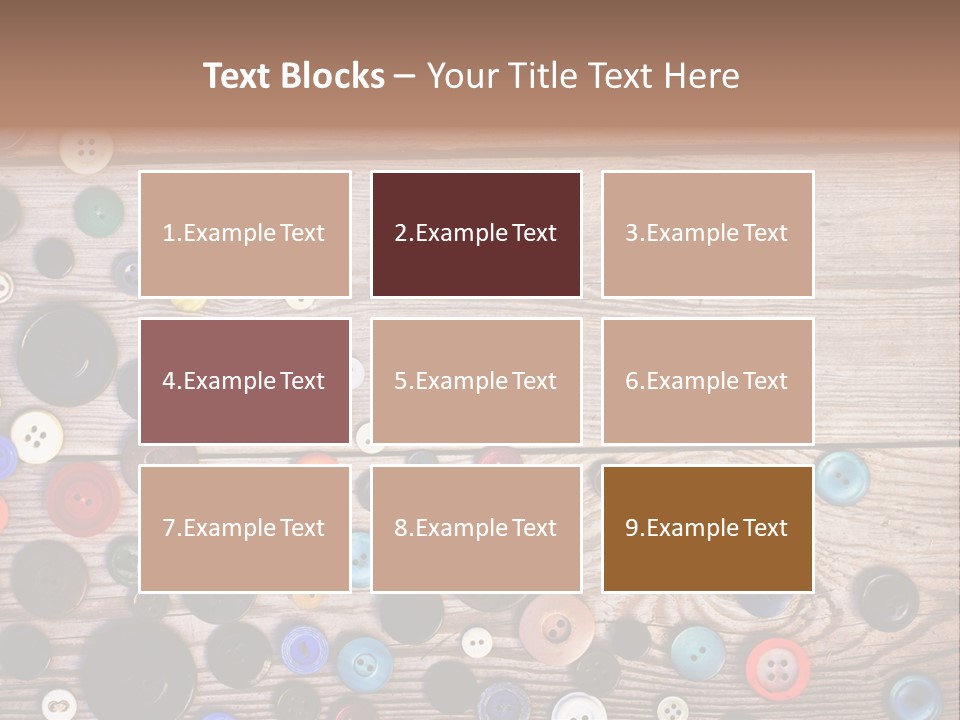 Abstract Buttons Circle PowerPoint Template