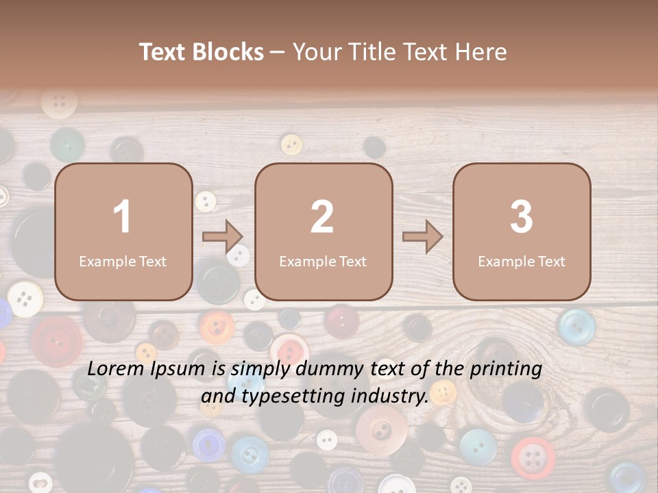 Abstract Buttons Circle PowerPoint Template