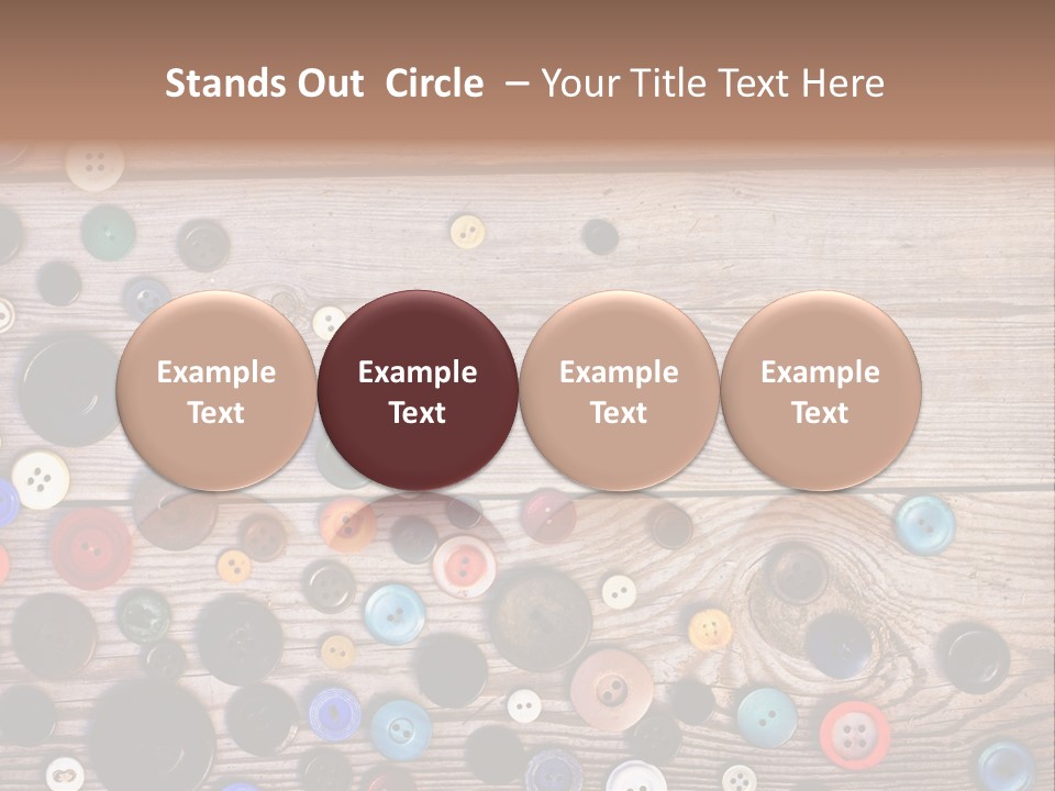 Abstract Buttons Circle PowerPoint Template