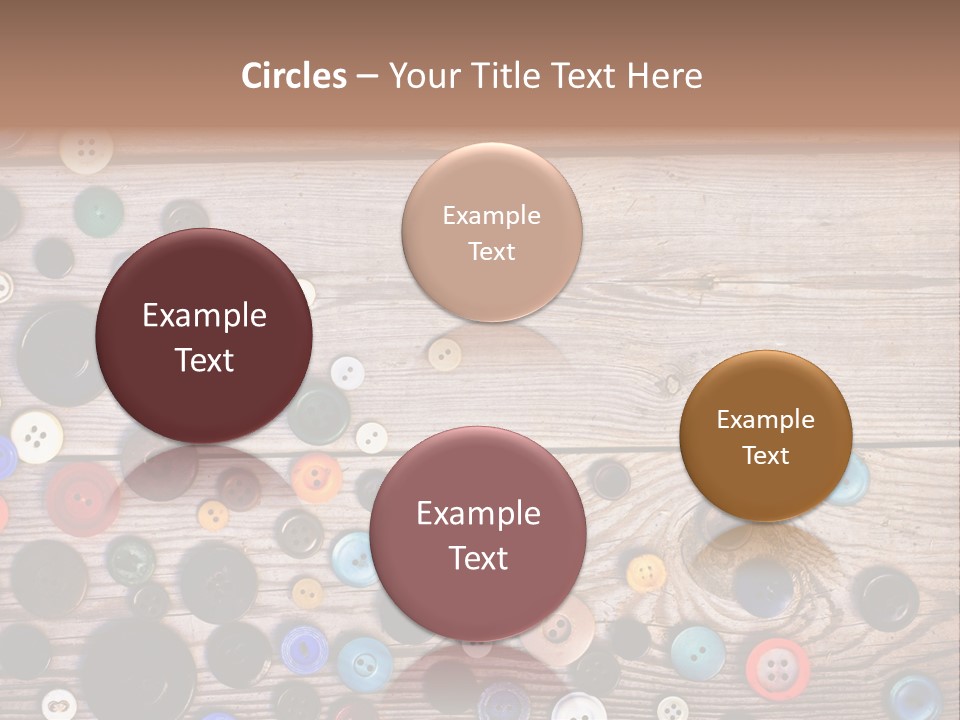 Abstract Buttons Circle PowerPoint Template