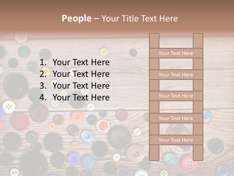 Abstract Buttons Circle PowerPoint Template