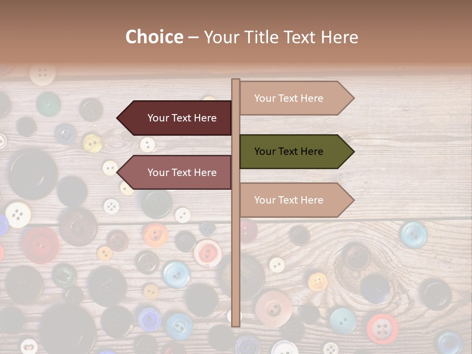 Abstract Buttons Circle PowerPoint Template