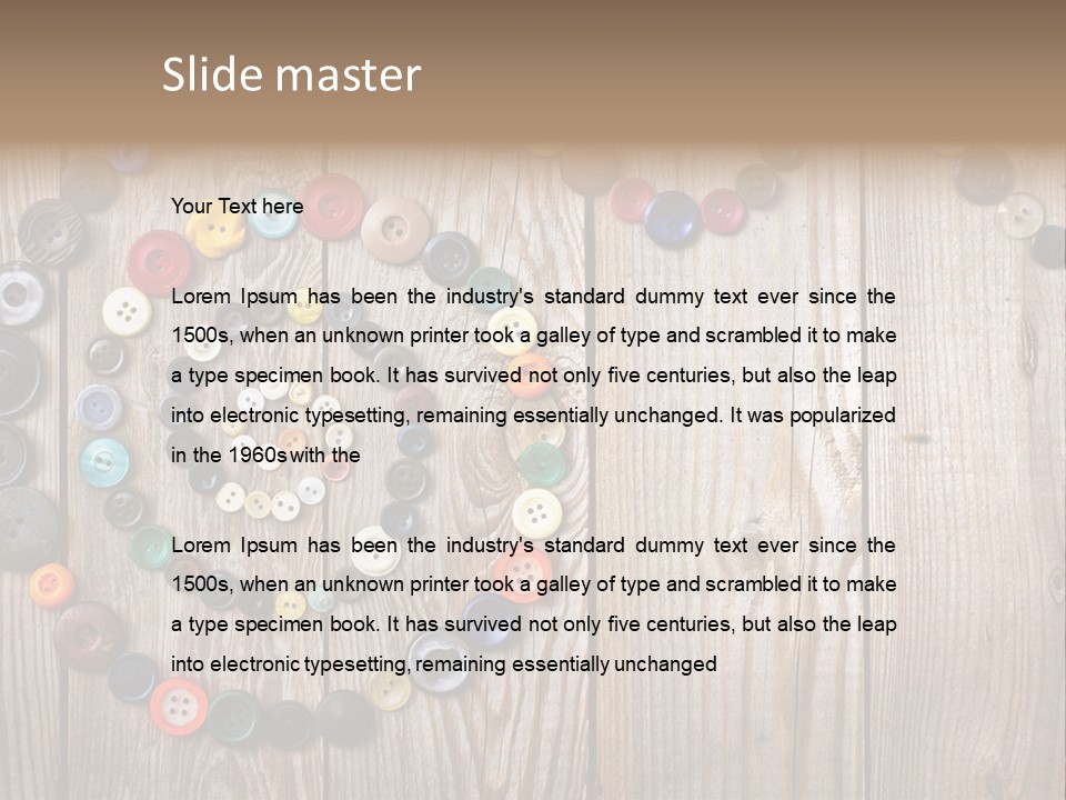 Dressmaking Housework Variety PowerPoint Template