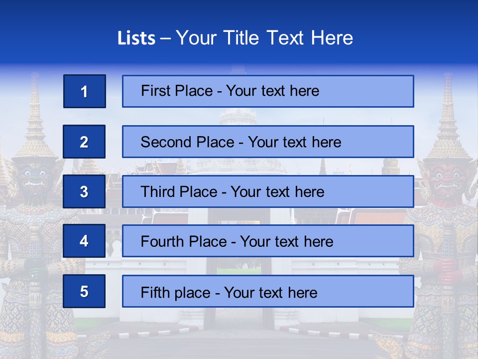 Thai Graphic Religious PowerPoint Template