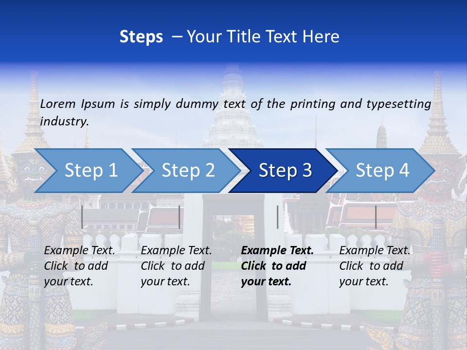 Thai Graphic Religious PowerPoint Template
