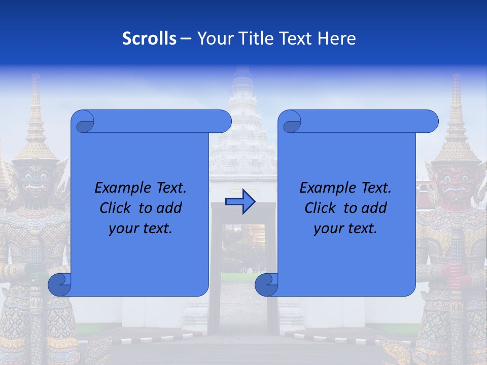 Thai Graphic Religious PowerPoint Template