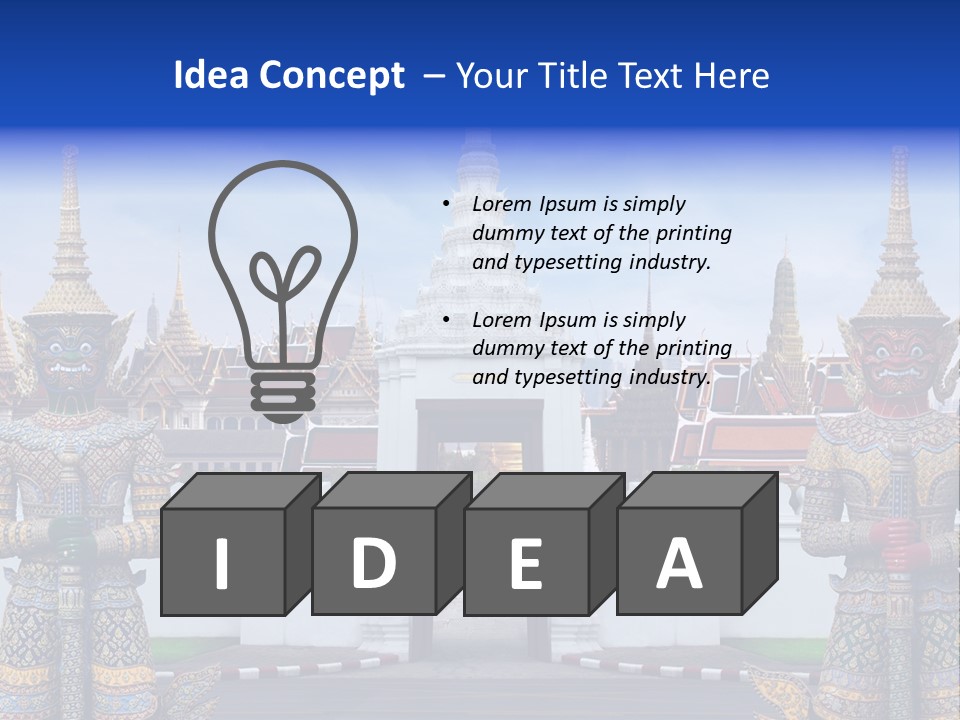 Thai Graphic Religious PowerPoint Template