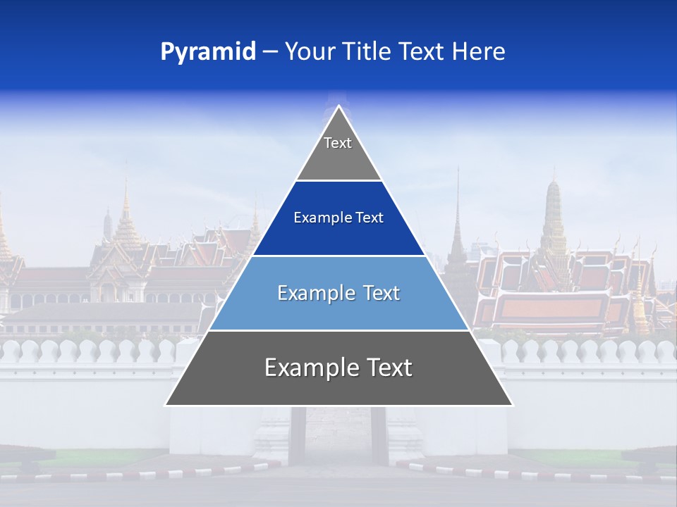 Spiritual Colorful Palace Gate PowerPoint Template