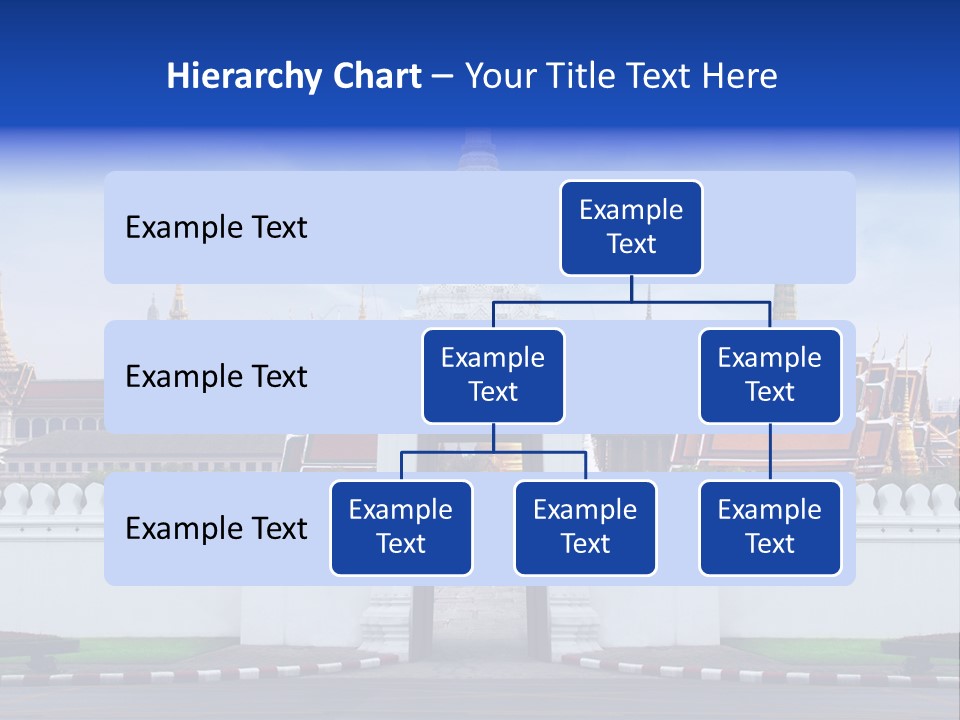 Spiritual Colorful Palace Gate PowerPoint Template