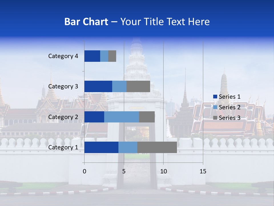 Spiritual Colorful Palace Gate PowerPoint Template