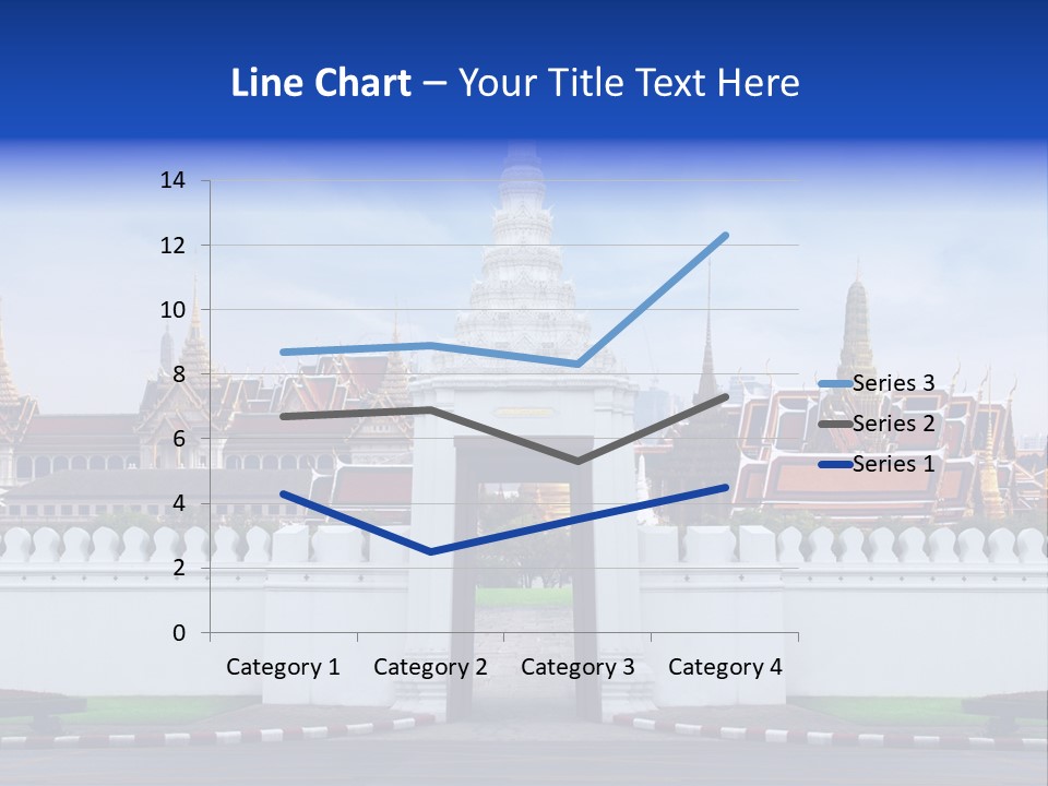 Spiritual Colorful Palace Gate PowerPoint Template