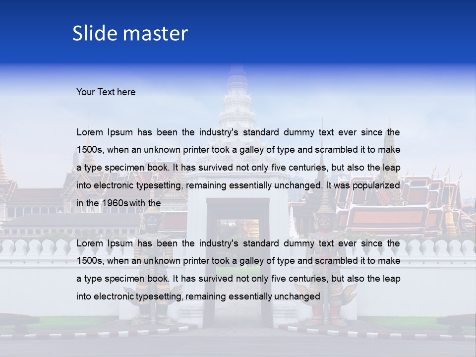 Land Recreation Culture PowerPoint Template