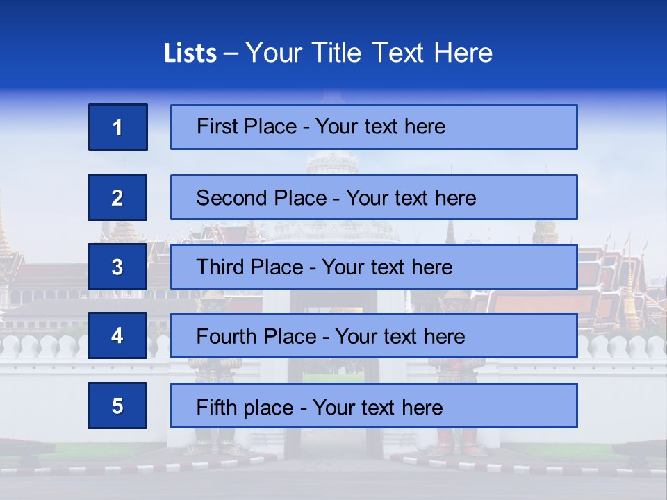 Land Recreation Culture PowerPoint Template