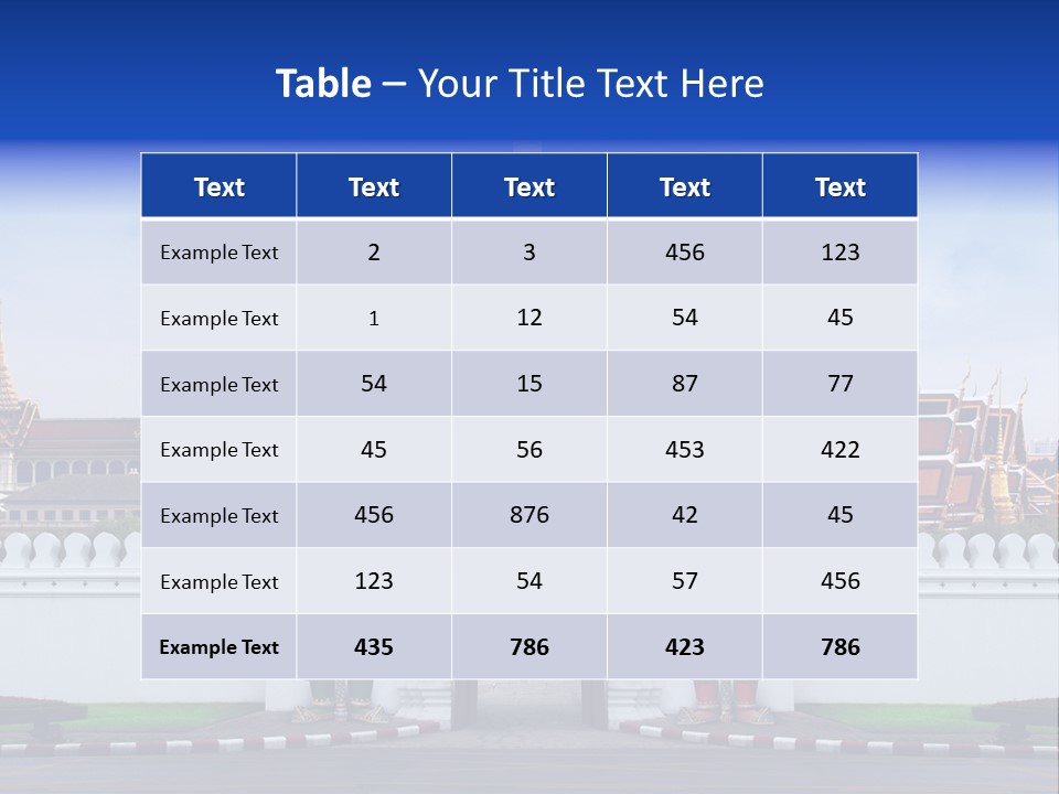 Land Recreation Culture PowerPoint Template