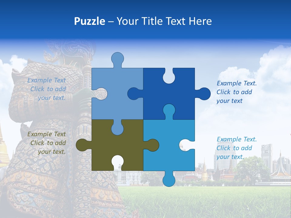 Travel Pasture Tourism PowerPoint Template