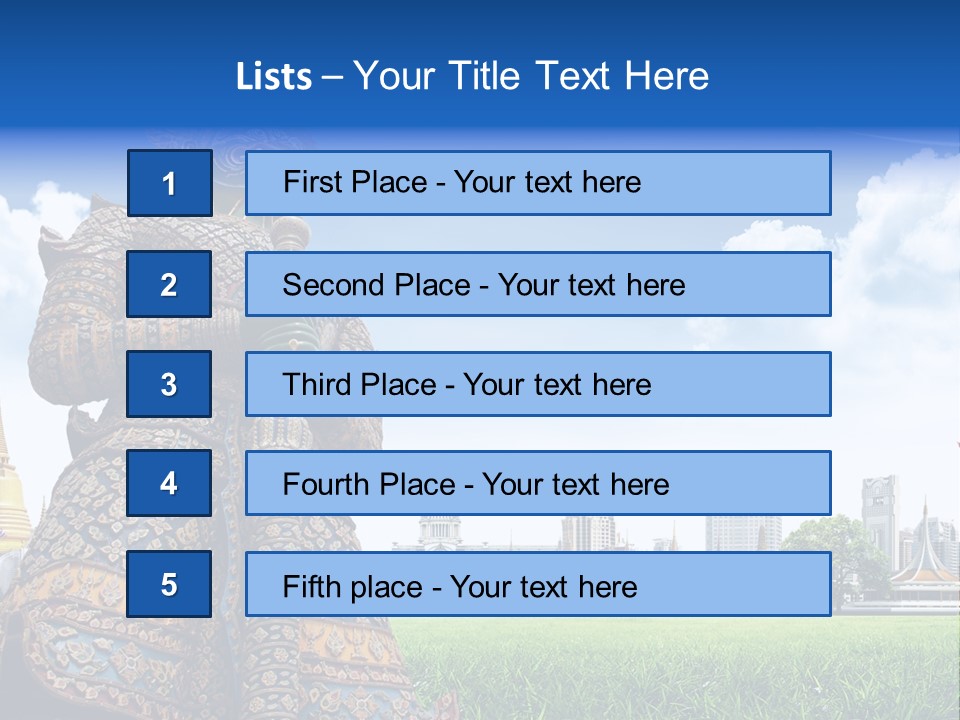 Travel Pasture Tourism PowerPoint Template