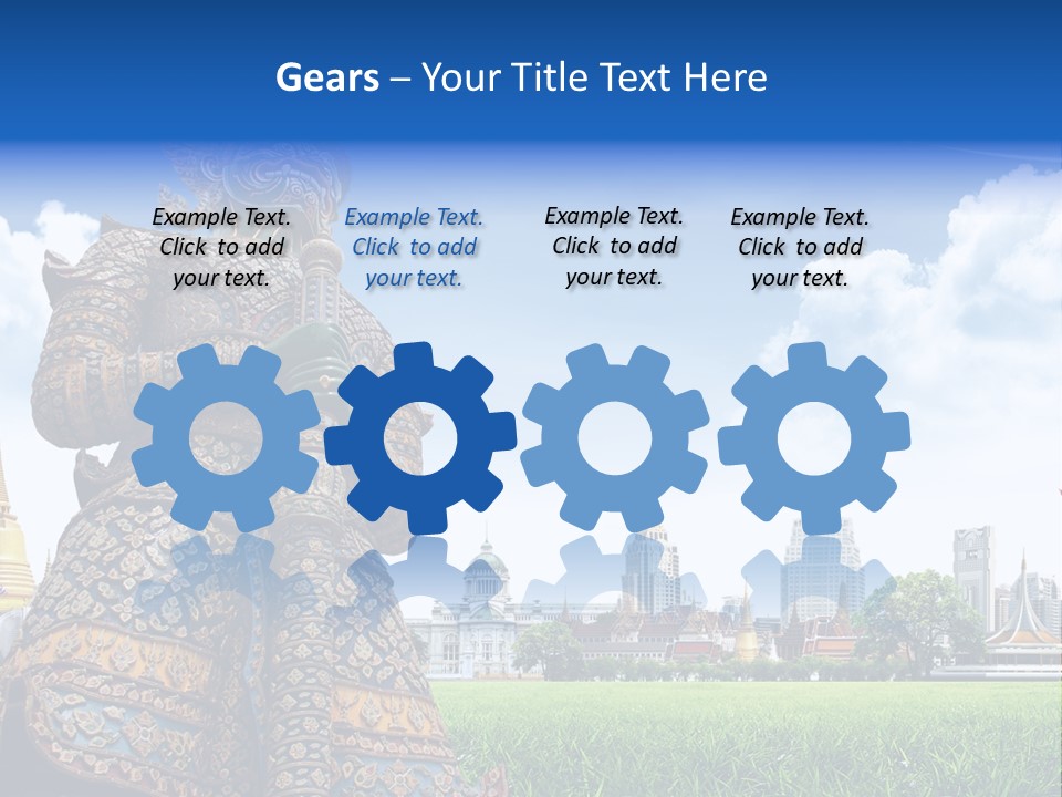 Travel Pasture Tourism PowerPoint Template