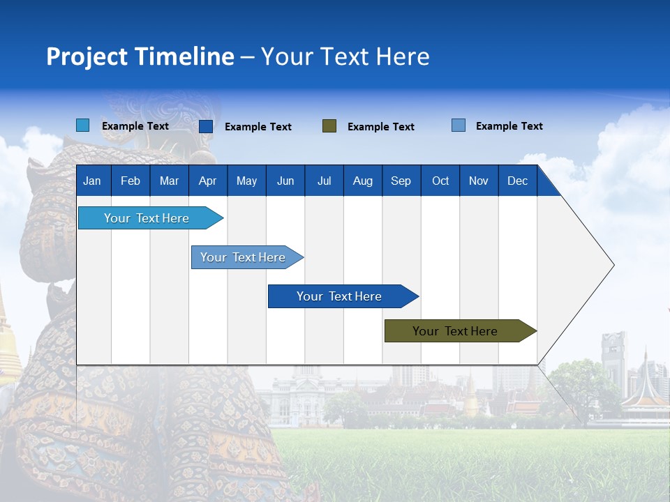 Travel Pasture Tourism PowerPoint Template