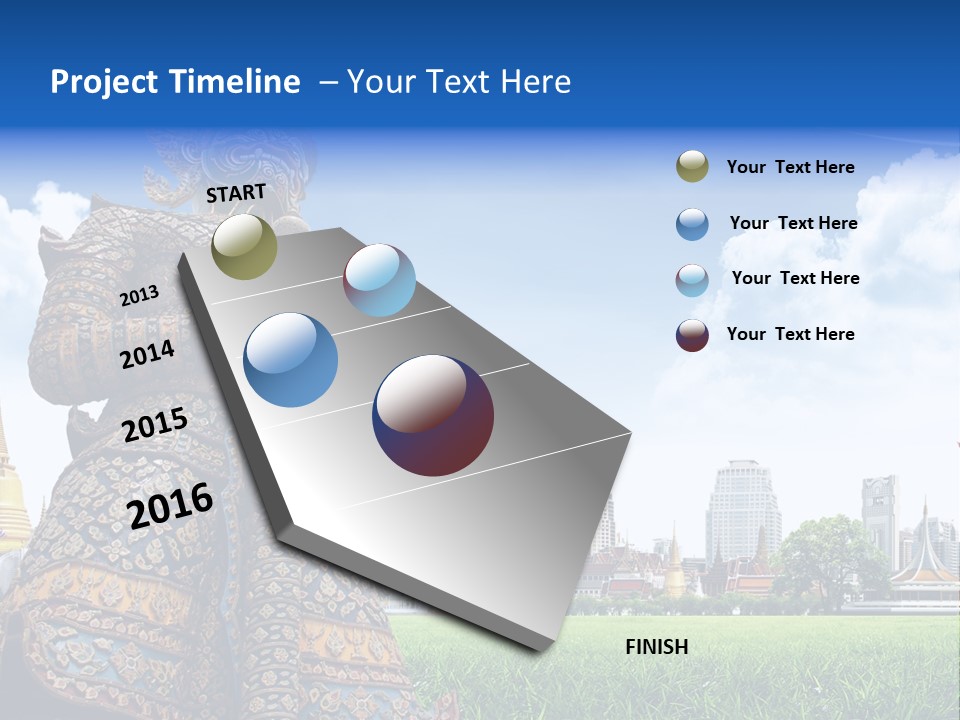 Travel Pasture Tourism PowerPoint Template