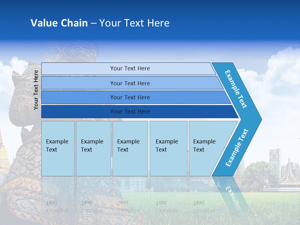 Travel Pasture Tourism PowerPoint Template
