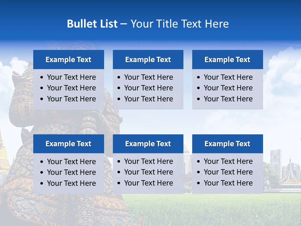 Travel Pasture Tourism PowerPoint Template