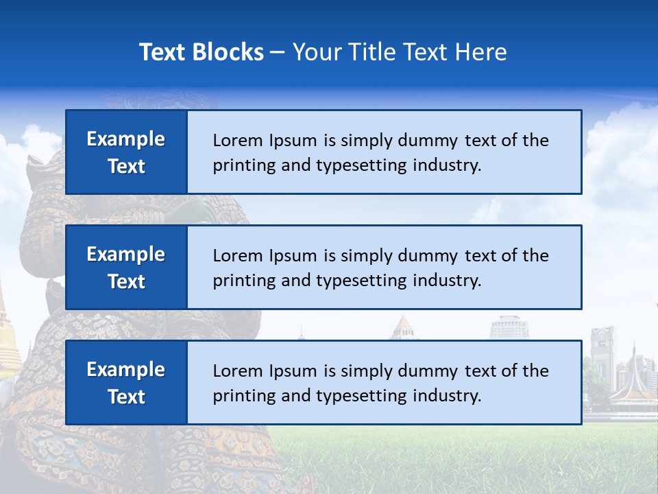Travel Pasture Tourism PowerPoint Template