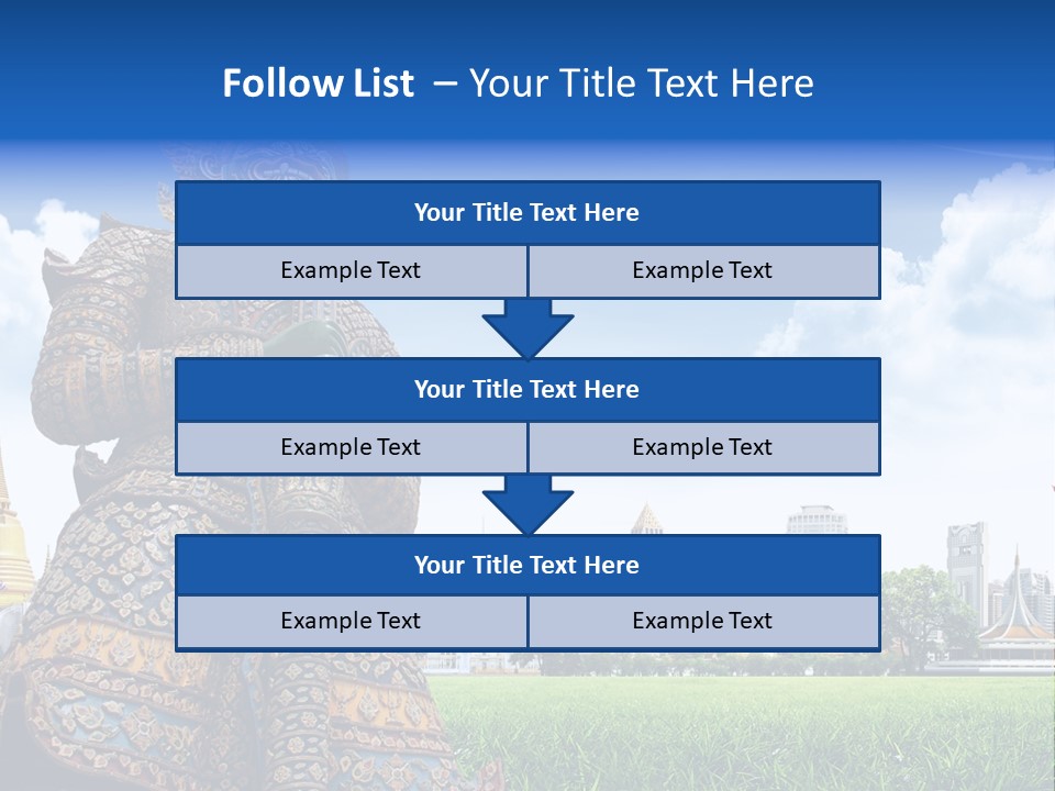 Travel Pasture Tourism PowerPoint Template