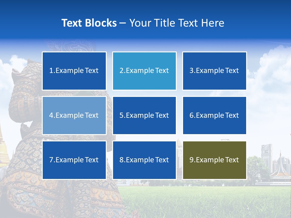 Travel Pasture Tourism PowerPoint Template