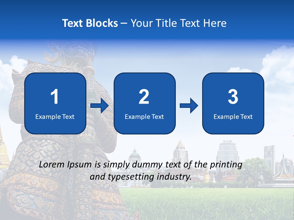 Travel Pasture Tourism PowerPoint Template