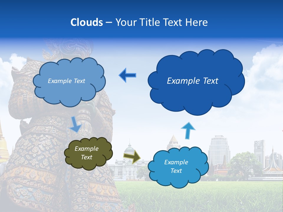 Travel Pasture Tourism PowerPoint Template