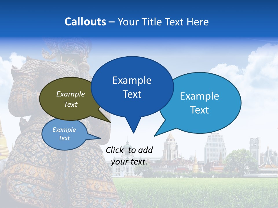 Travel Pasture Tourism PowerPoint Template