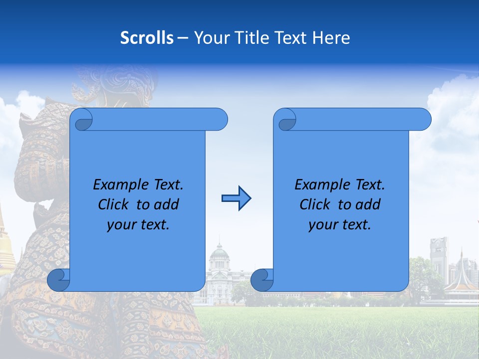 Travel Pasture Tourism PowerPoint Template