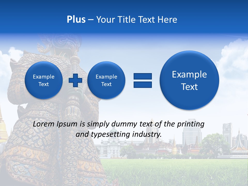 Travel Pasture Tourism PowerPoint Template