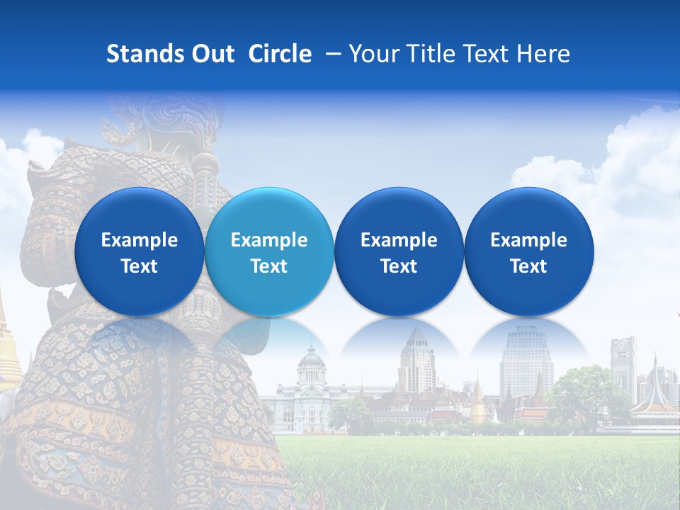 Travel Pasture Tourism PowerPoint Template