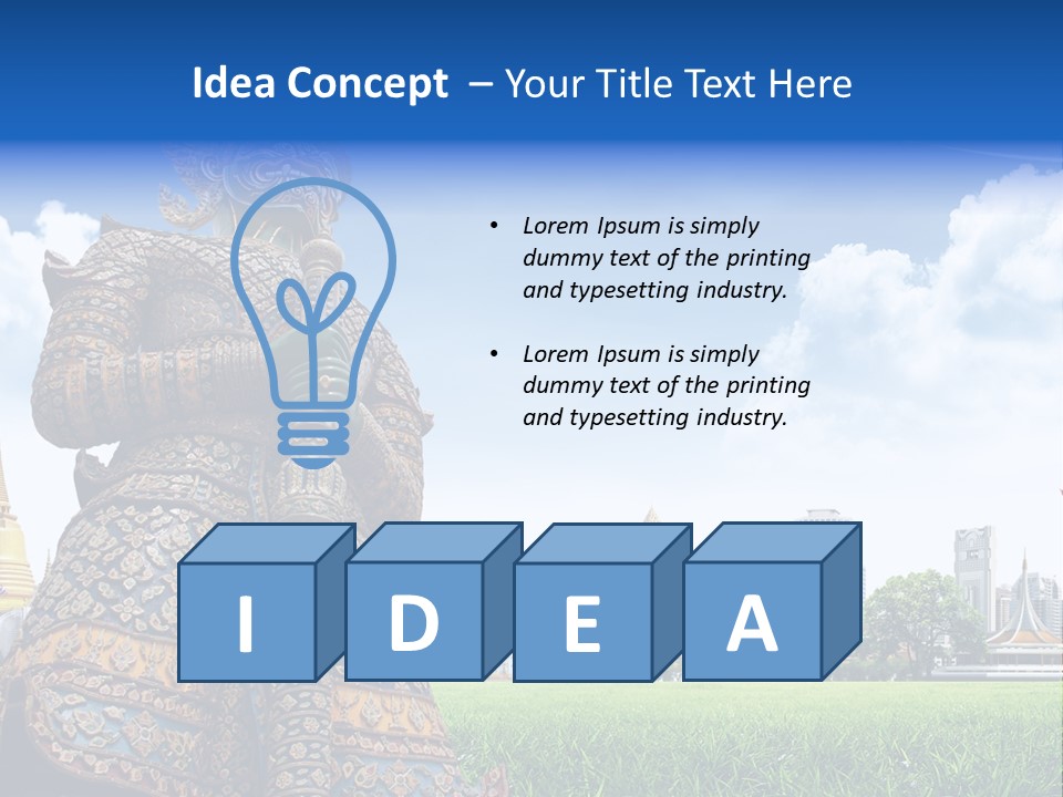 Travel Pasture Tourism PowerPoint Template