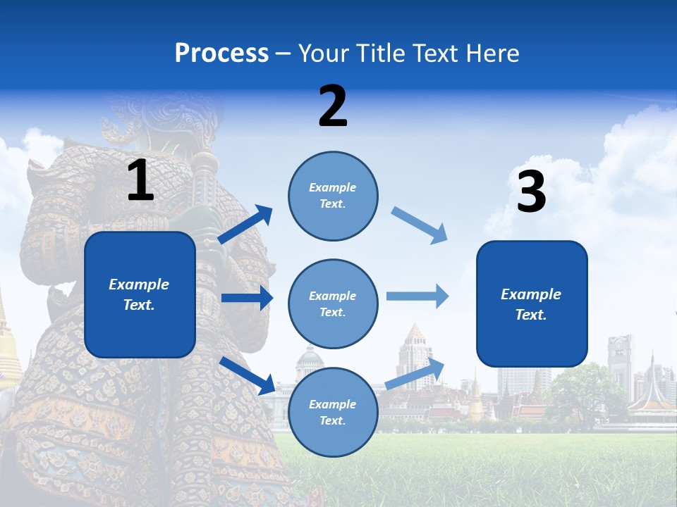 Travel Pasture Tourism PowerPoint Template