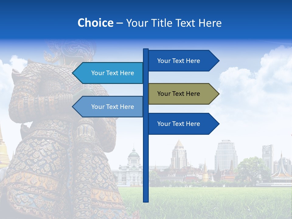 Travel Pasture Tourism PowerPoint Template