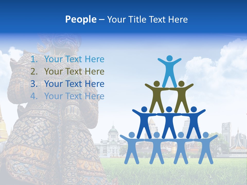 Travel Pasture Tourism PowerPoint Template