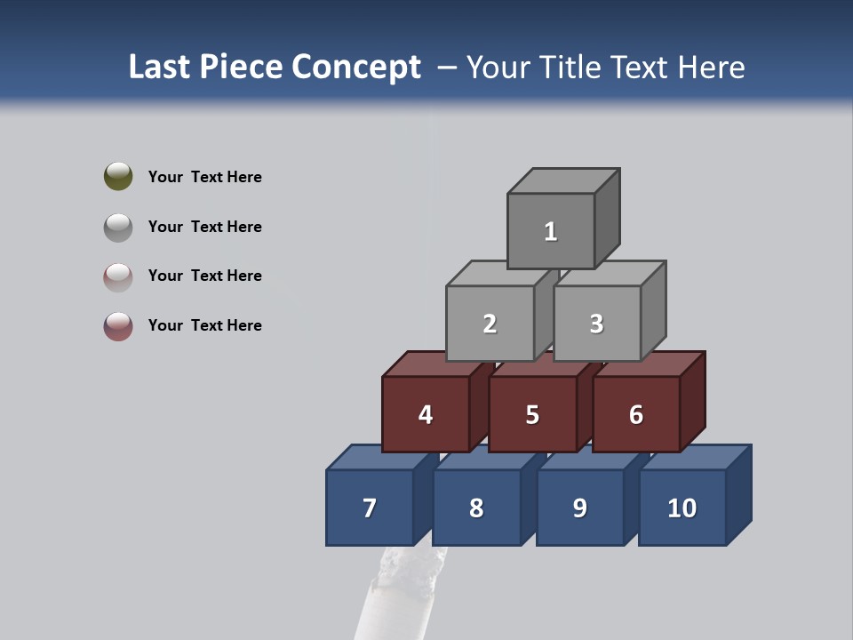 Product Black Health PowerPoint Template