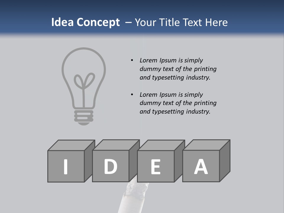 Product Black Health PowerPoint Template