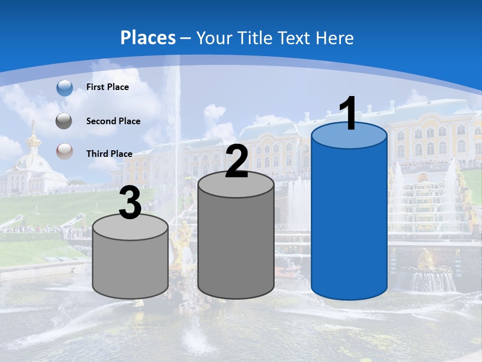 Figure Water Cascade PowerPoint Template