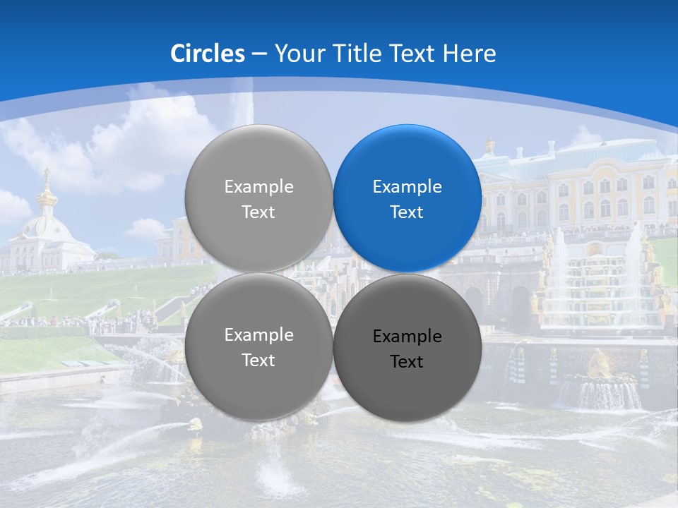 Figure Water Cascade PowerPoint Template