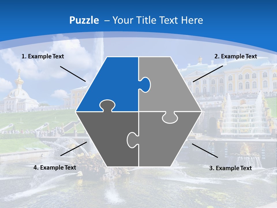 Figure Water Cascade PowerPoint Template