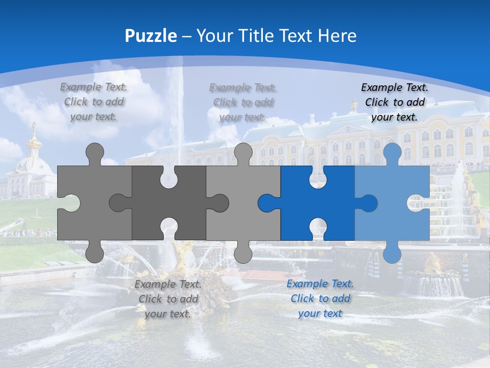 Figure Water Cascade PowerPoint Template