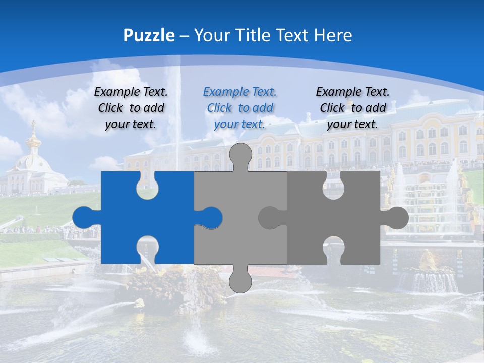 Figure Water Cascade PowerPoint Template