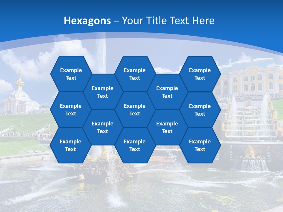 Figure Water Cascade PowerPoint Template