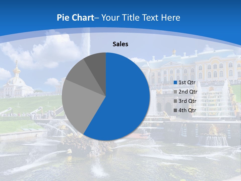 Figure Water Cascade PowerPoint Template